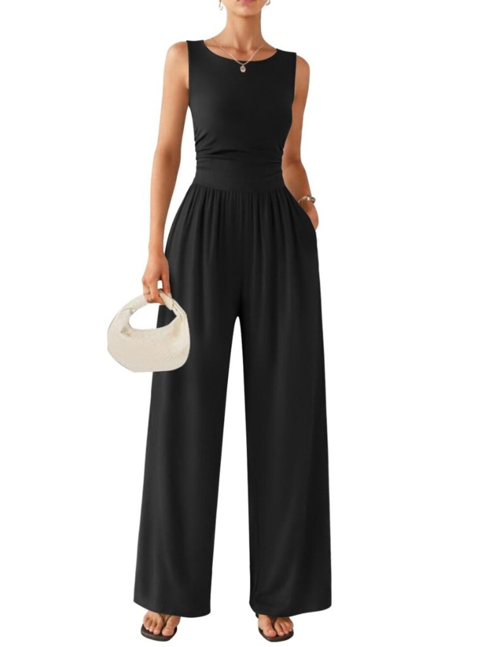 Jumpsuits for Women Casual Summer Rompers Dressy Wide Leg Vacation Outfits